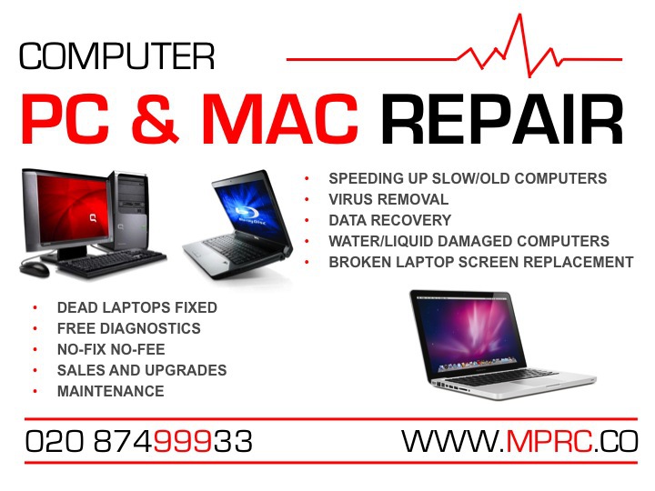 Mobile Phone Repair Centre - COMPUTER PC & MAC REPAIR